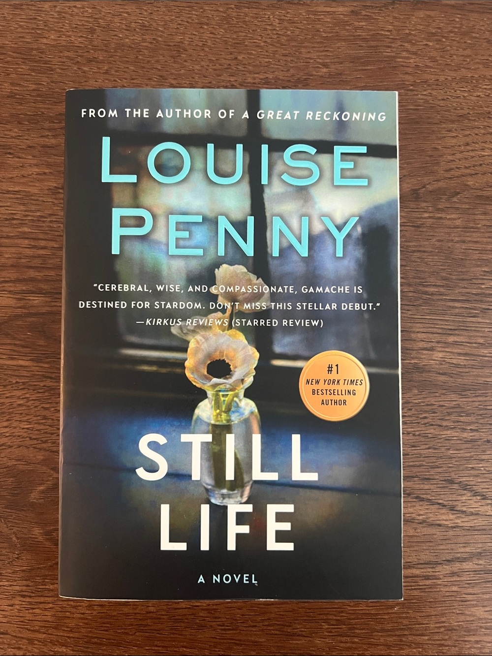 Louise Penny "Still Life" Paperback - Teal & Black Cover